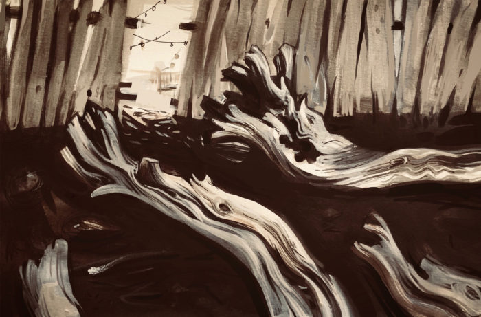 Driftwoods Original Art © 2018 Bill Russell