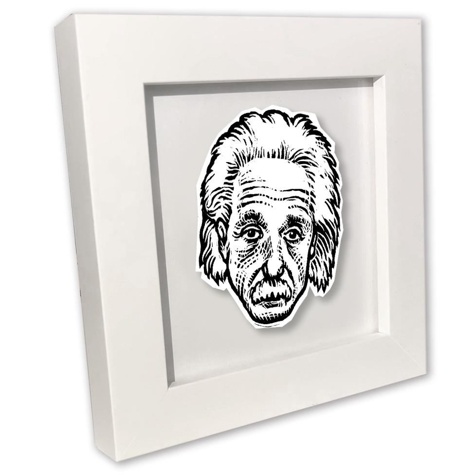 Albert Einstein (Photorealistic Ballpoint Pen Portrait) Drawing by Daria  Maier | Saatchi Art