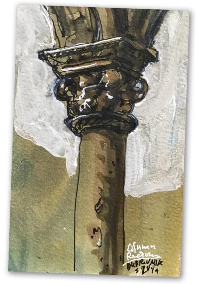 Purchase this Dubrovnik, Croatia Column Two Postcard by Bill Russell