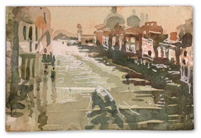 Purchase this Venice, Italy Canal Postcard by Bill Russell