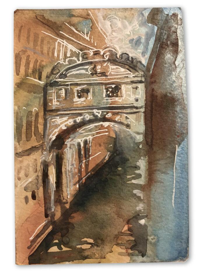 Venice, Italy Bridge Postcard