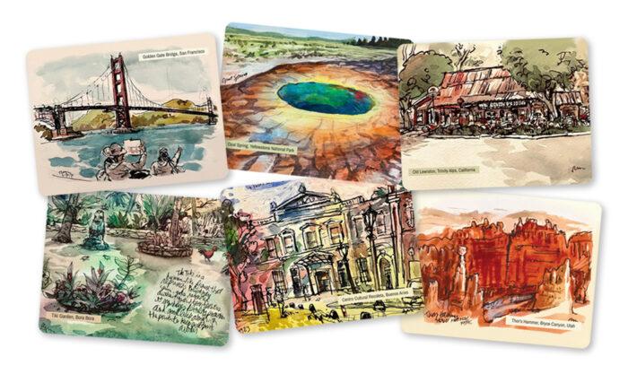 World Travel Postcards - Series One - Image 2