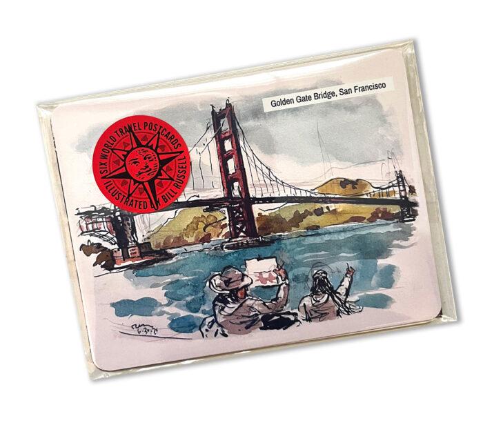 World Travel Postcards 1 by artist Bill Russell