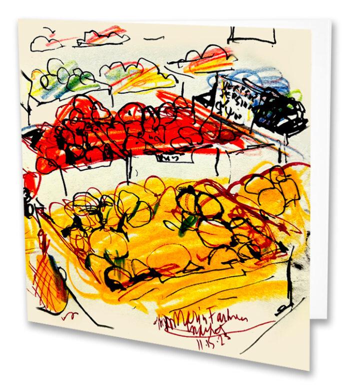 Farmers Markets Notecards © Bill Russell