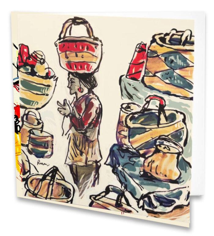 Farmers Markets Notecards © Bill Russell