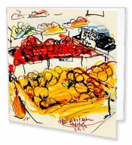 Farmers Markets Notecards © Bill Russell