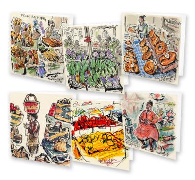 Farmers Markets Notecards © Bill Russell