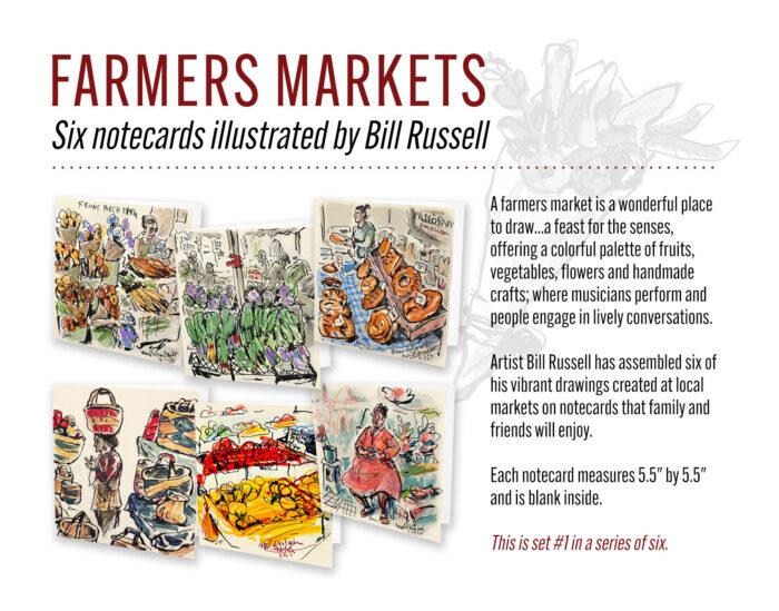 Farmers Markets Notecards © Bill Russell